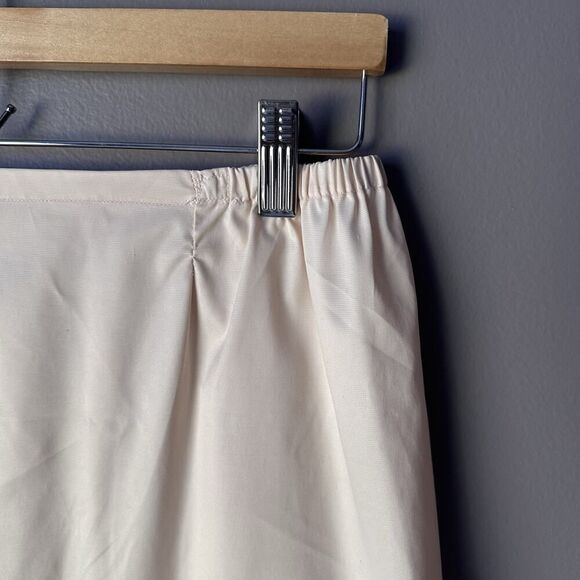 Vintage Wonder Maid Half Slip Pink Womens L 100% Antron Lace Slit Non Cling USA - Picture 5 of 10